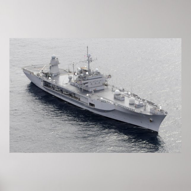 USS Blue Ridge (LCC 19) Poster (Framsidan)