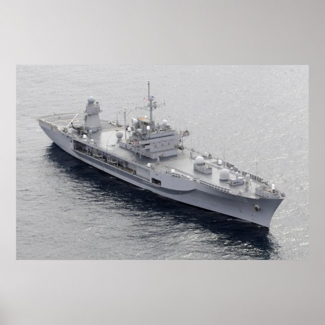 USS Blue Ridge (LCC 19) Poster (Framsidan)