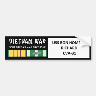 USS BON HOMME RICHARD VIETNAMKRIGETVETERAN BILDEKAL