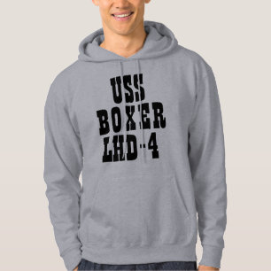 USS-BOXARE (LHD-4) TRÖJA MED LUVA