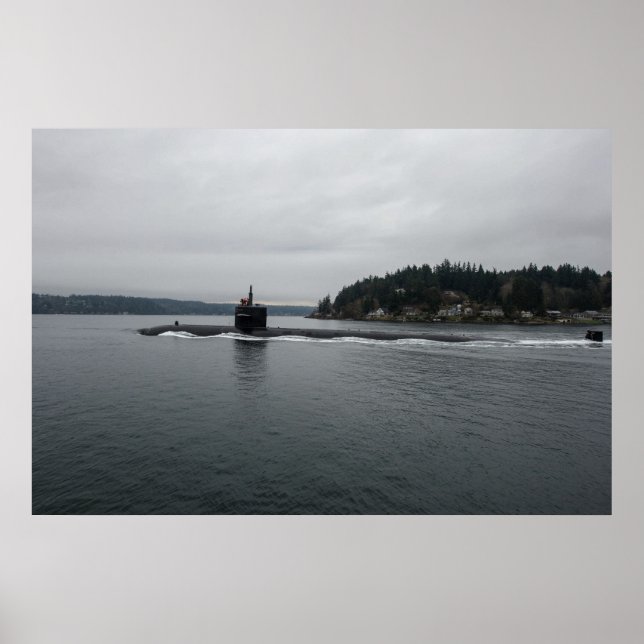 USS Bremerton (SSN 698) Poster (Framsidan)