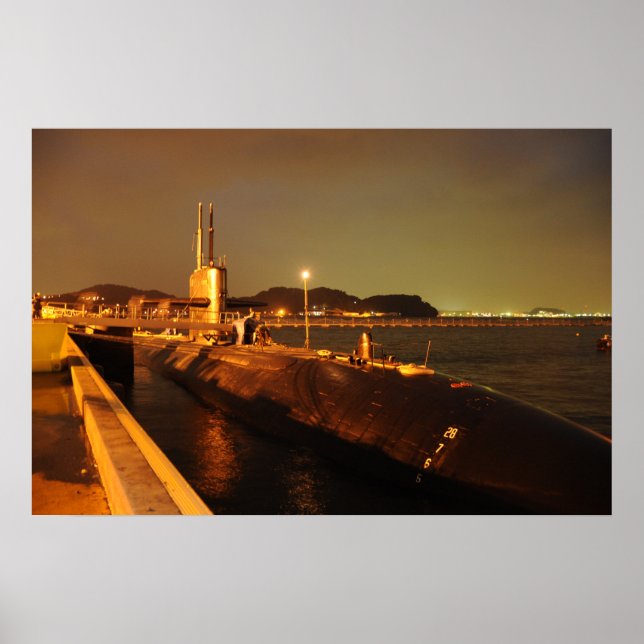 USS Buffalo (SSN 715) Poster (Framsidan)