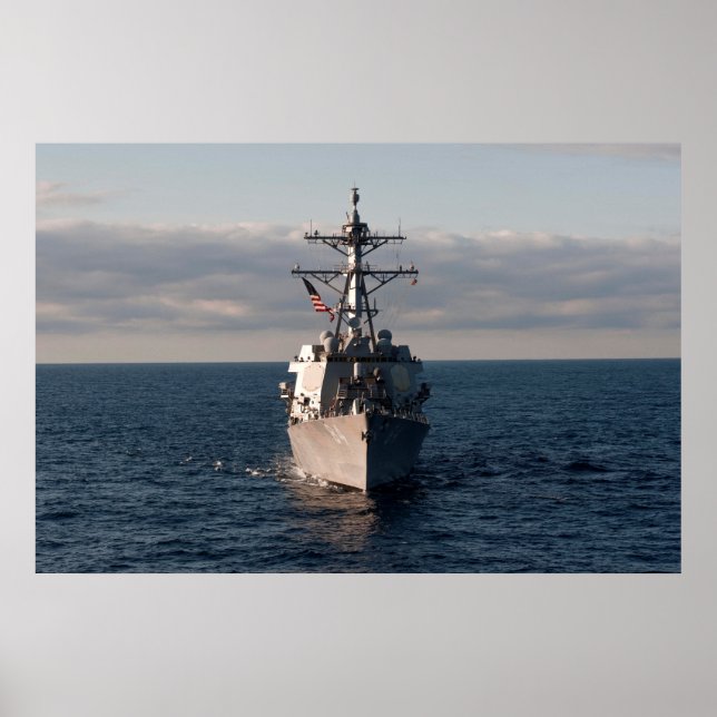 USS Bulkeley (GD 84) Poster (Framsidan)