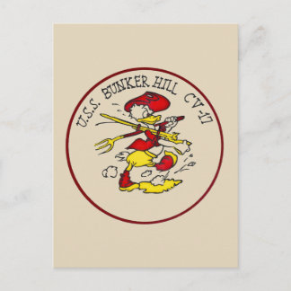 USS Bunker Backe Vykort