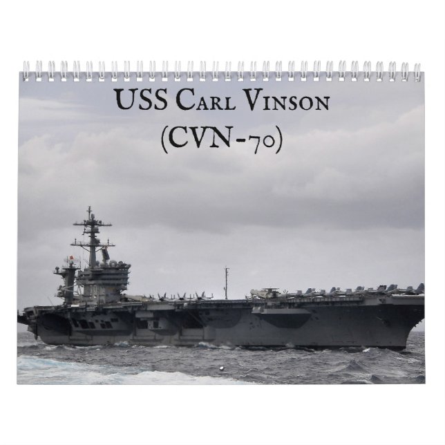 USS Carl Vinson (CVN 70) Kalender (Omslag)