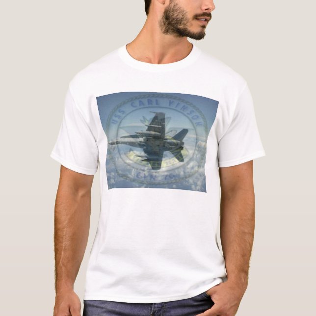 USS Carl Vinson Tee Shirt (Framsida)