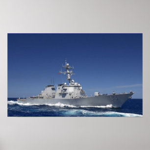 USS Carney (GD 64) Poster
