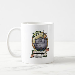 USS Carter Hall FRG Kaffe Mugg