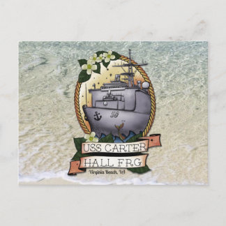 USS Carter Hall FRG-vykort Vykort