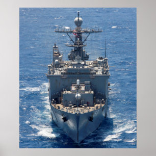 USS Carter Hall (LSD 50) Poster