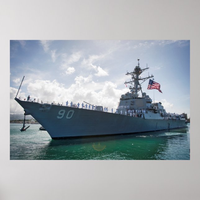USS Chafee (DDG 90) Poster (Framsidan)