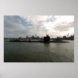 USS Charlotte (SSN 766) Poster