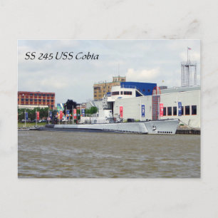 USS Cobia S245-vykort Vykort