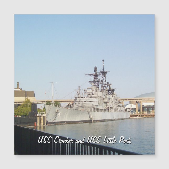 USS Croaker och USS Little Rock (Framsida)