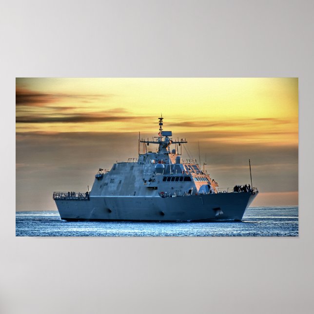 USS Detroit (LCS-7) Poster (Framsidan)