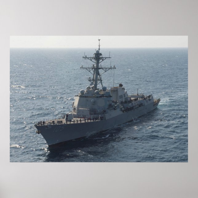USS Dewey (DDG 105) Poster (Framsidan)