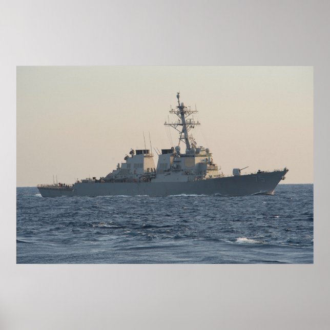 USS Donald Cook (GD 75) Poster (Framsidan)