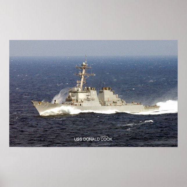 USS Donald Cook Poster (Framsidan)