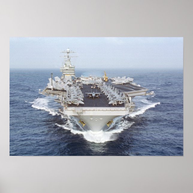 USS Dwight D. Eisenhower (CVN 69) Poster (Framsidan)