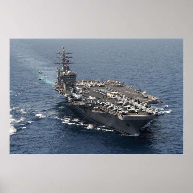 USS Dwight D. Eisenhower (CVN 69) Poster (Framsidan)