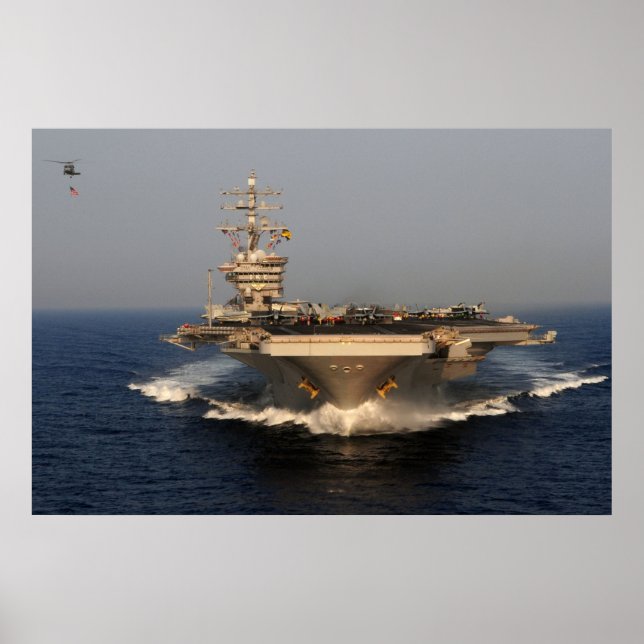 USS Dwight D. Eisenhower (CVN 69) Poster (Framsidan)