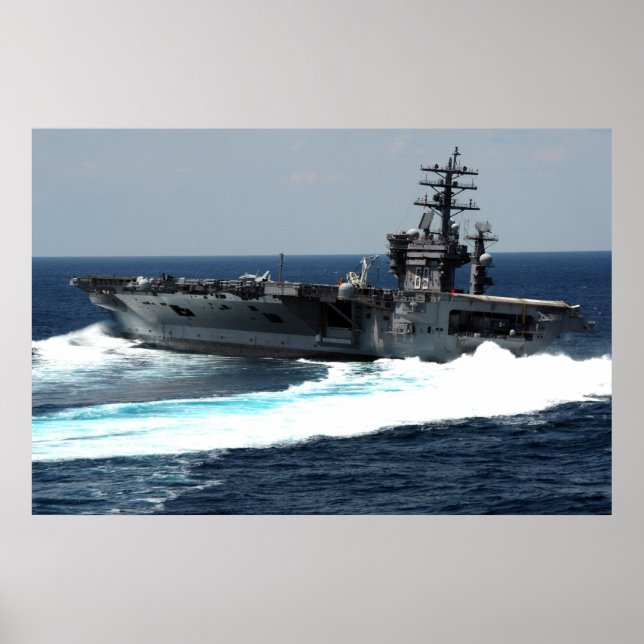 USS Dwight D. Eisenhower (CVN 69) Poster (Framsidan)