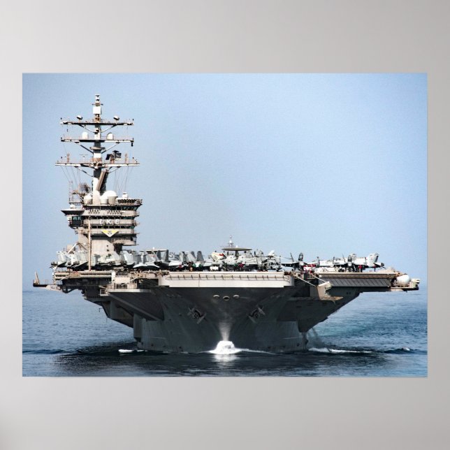 USS Dwight D. Eisenhower (CVN 69) Poster (Framsidan)