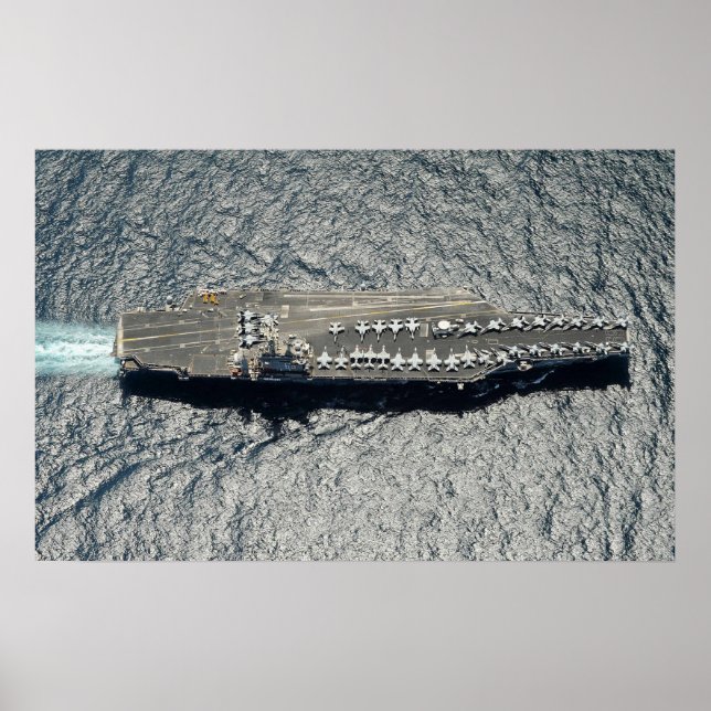 USS Dwight D. Eisenhower (CVN 69) Poster (Framsidan)