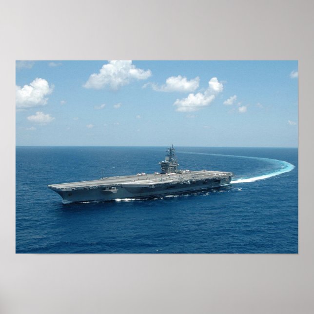USS Dwight D. Eisenhower (CVN 69) Poster (Framsidan)