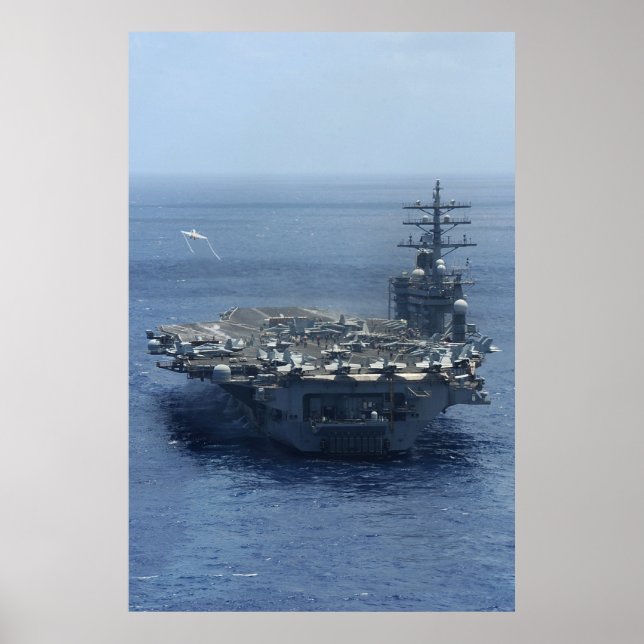 USS Dwight D. Eisenhower (CVN 69) Poster (Framsidan)