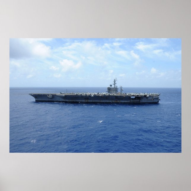 USS Dwight D. Eisenhower (CVN 69) Poster (Framsidan)