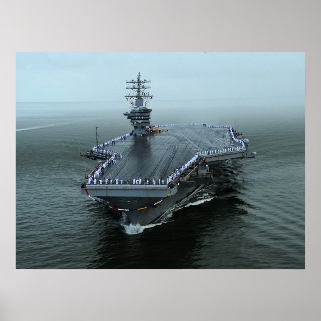 USS Dwight D. Eisenhower (CVN 69) Poster (Framsidan)