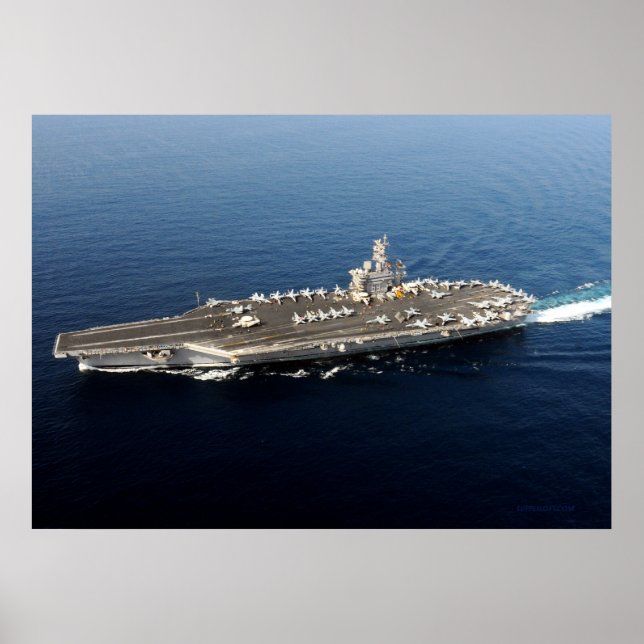 USS Dwight D. Eisenhower Poster (Framsidan)