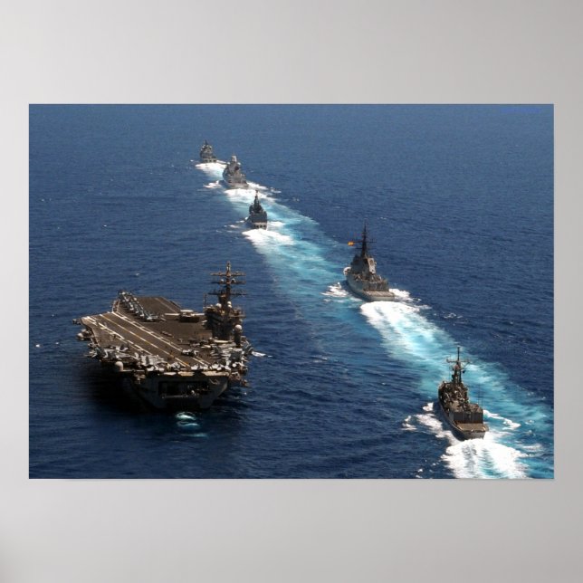 USS Dwight D. Eisenhower Poster (Framsidan)