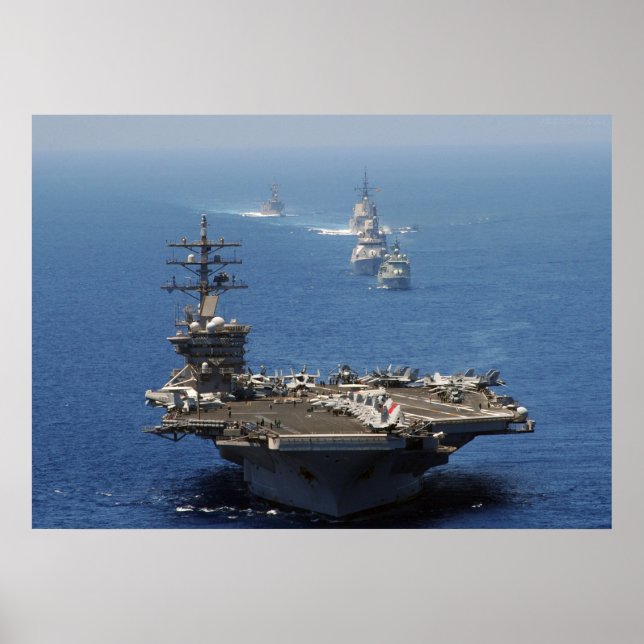 USS Dwight D. Eisenhower Poster (Framsidan)