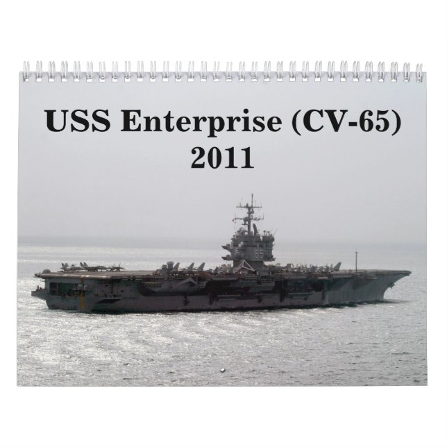 USS Enterprise 2011 Kalender (Omslag)