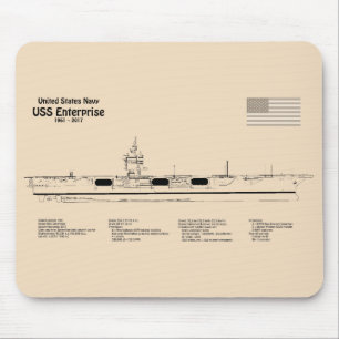 USS Enterprise - Frakt Blueprint Plans SD Musmatta