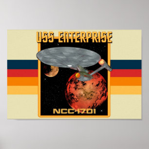USS Enterprise NCC1701 Poster