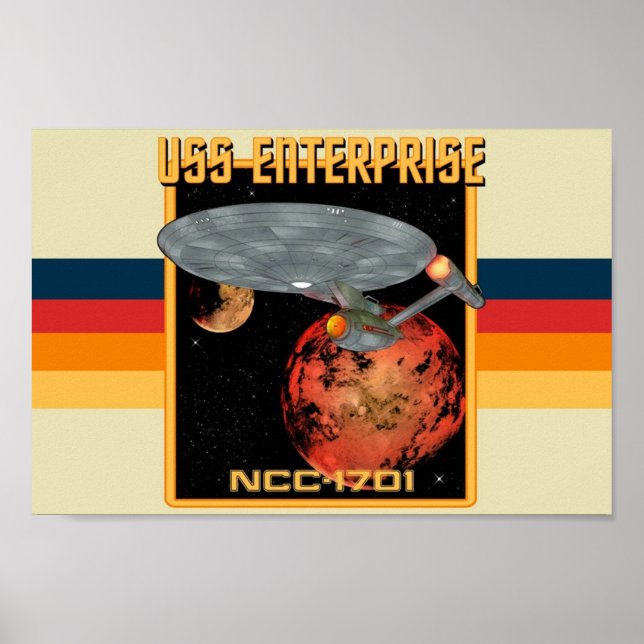 USS Enterprise NCC1701 Poster (Framsidan)