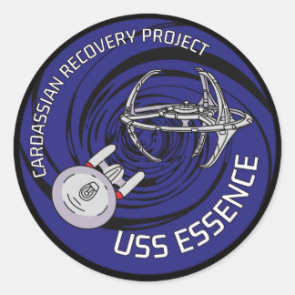 USS Essence Patch Runt Klistermärke