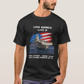 USS Essex LHD 2 Amphibious Assault Frakt Veteran U T Shirt