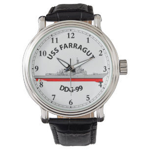 USS FARRAGUT - DDG-99 - ARLEIGH BURKE WATCH ARMBANDSUR