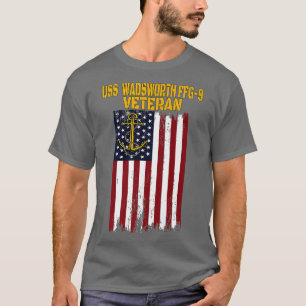 USS FFG-9 Frigate Veterans Day Fars dag Premiu T Shirt