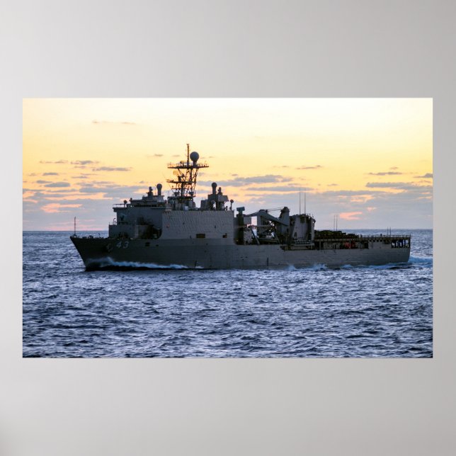 USS Fort McHenry (LSD 43) Poster (Framsidan)