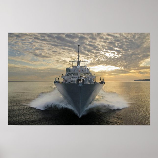 USS Fort Worth (LCS 3) Poster (Framsidan)