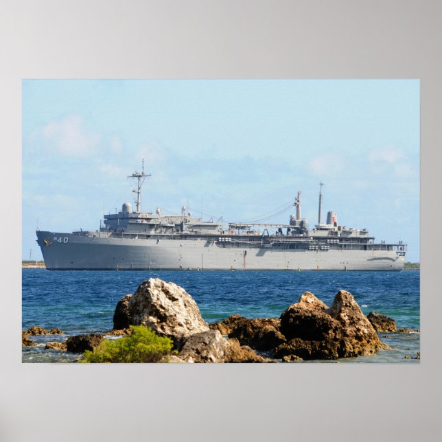 USS Frank Cable (AS 40) Poster (Framsidan)