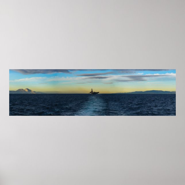 USS George H.W. Bush (CVN 77) Poster (Framsidan)