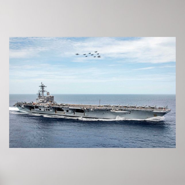 USS George H.W. Bush (CVN 77) Poster (Framsidan)