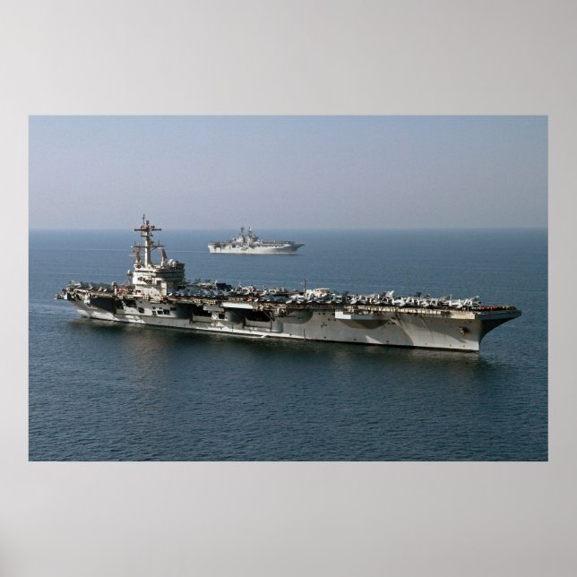 USS George H.W. Bush (CVN 77) Poster (Framsidan)
