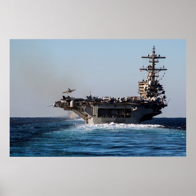 USS George H.W. Bush (CVN 77) Poster (Framsidan)